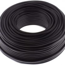 Loudspeaker Cable Round 2 x 0.75 mm² Black 50 m CCA PA Installation Cable Audio Cable Box Cable
