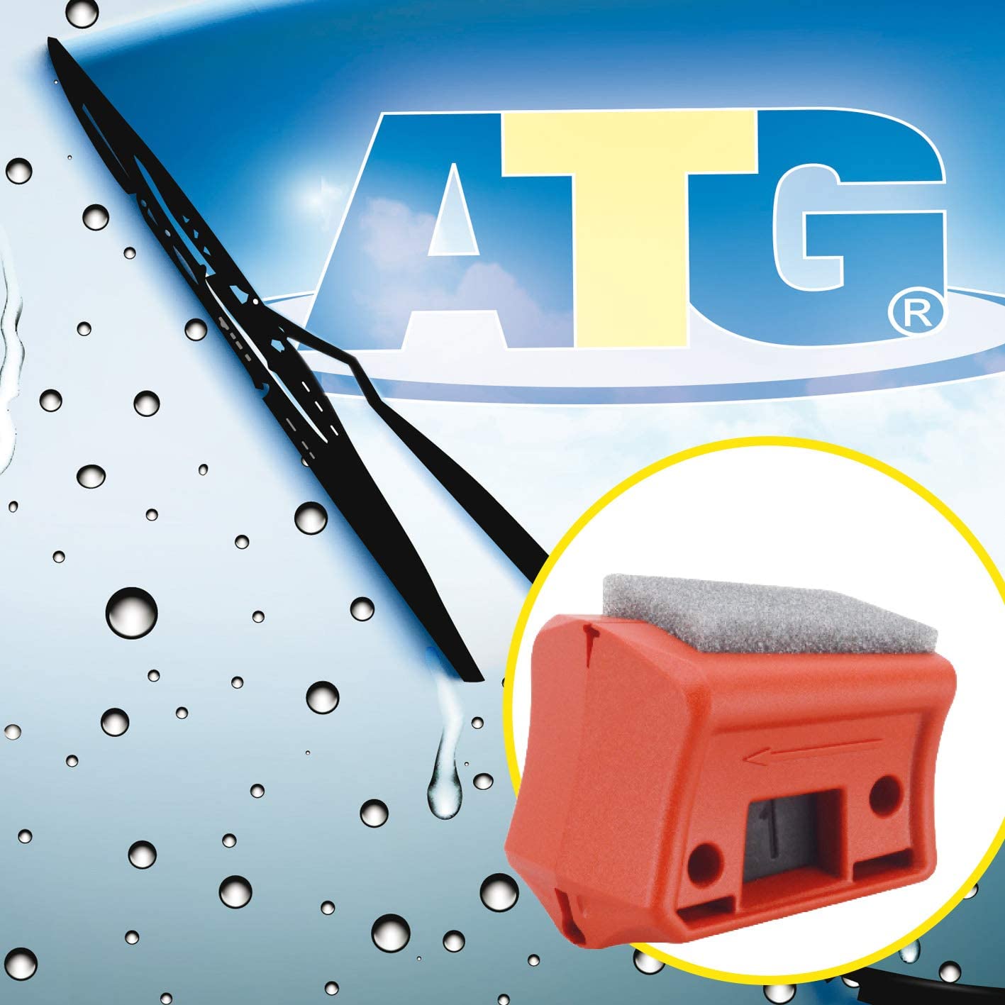 ATG Wiper Blade Repair Tool, Windshield Wiper Sharpener & Restorer, Universal Wiper Cutter for Cars & Vans, Restore Clear - Image 4