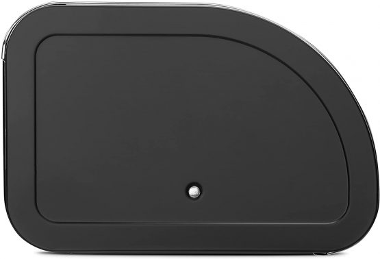 Brabantia Roll Top Bread Bin (Matt Steel Fingerprint Proof) Large Front Opening Flat Top Bread Box, Fits 2 Loaves - Image 3