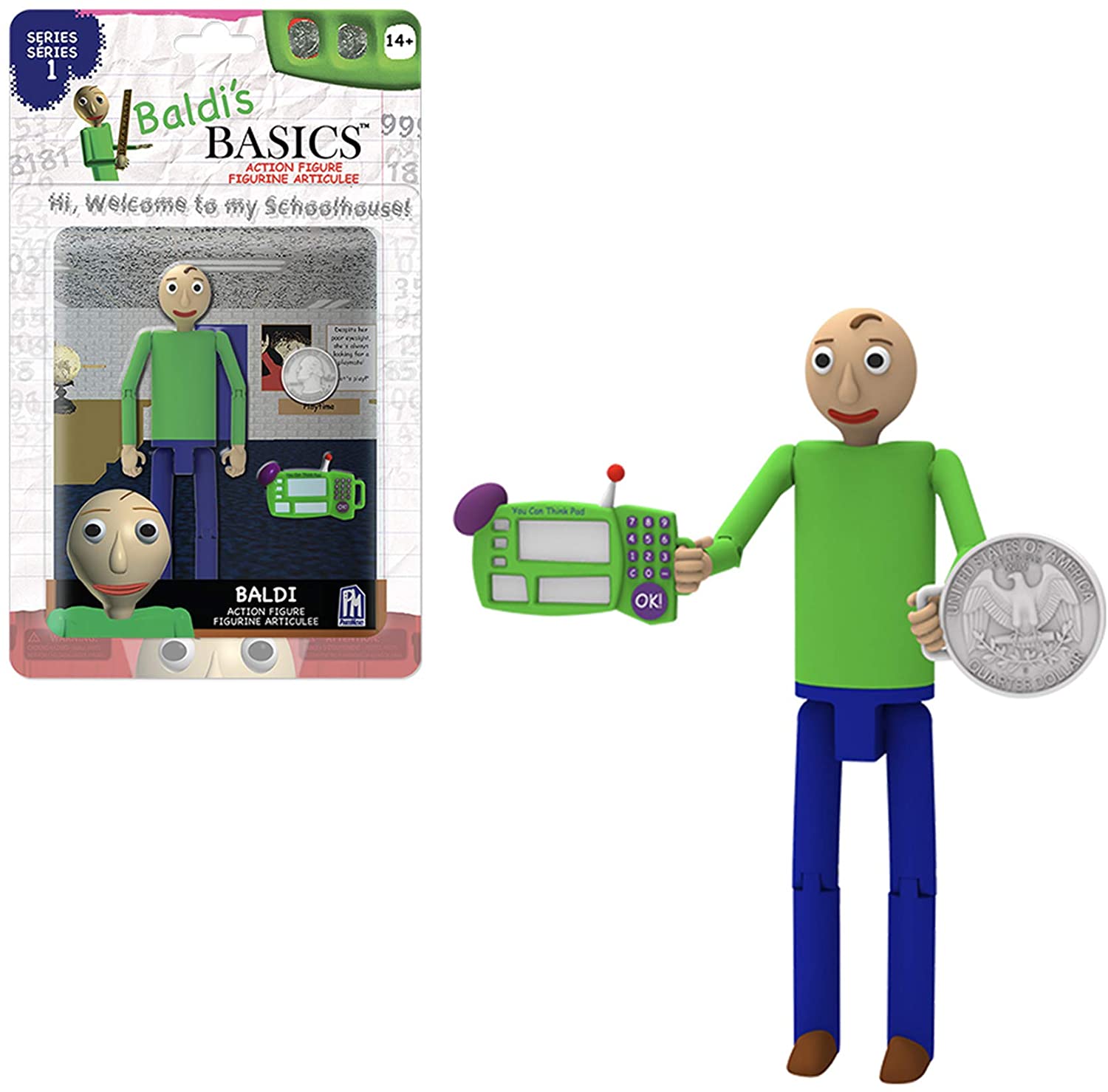 Baldi’s Basics 5″ Action Figure (Baldi), Multicolour – BigaMart