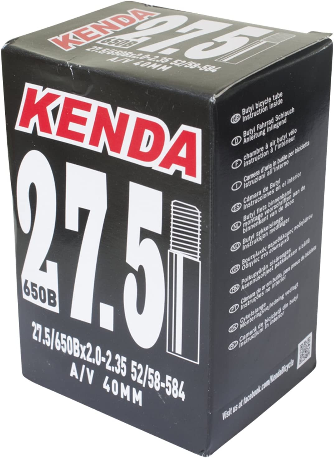 KENDA 26 EK AV 48 mm Tube, AV-48mm, 26x1.75-2.125 - Image 4