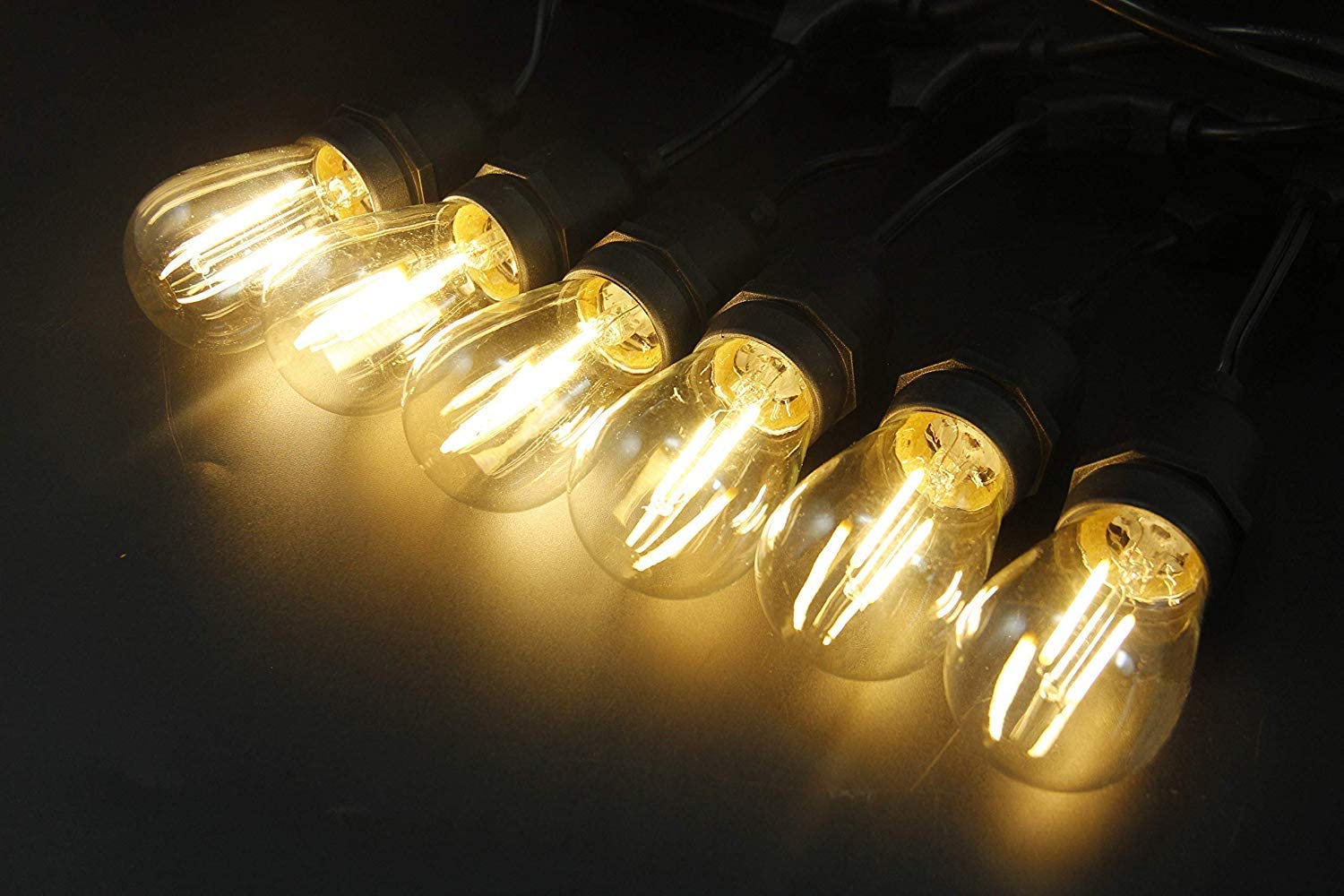 BRIMAX S14 LED Light Bulbs, 2 Watt Warm White 2700K, Shatterproof, AC220-240V, E27 Screw Base Outdoor Lamp - Image 3