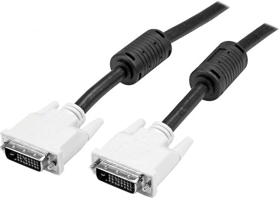 StarTech 10m DVI-D Dual Link Cable - Male to Male DVI-D Digital Video Monitor Cable - 25 pin DVI-D Cable M/M Black 10 Meter, 2560x1600 (DVIDDMM10M)