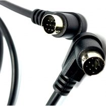 MainCore 1m Angled 8 Pin Mini Din Audio Cable Lead For Twin CD Player