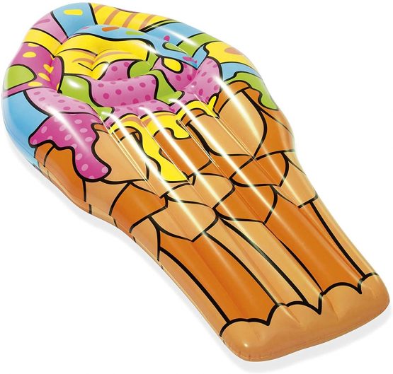 Bestway Unisex's Pop Cone Luftmatratze Ice Cream Pool Float, Inflatable Rubber Ride on for Kids and Adults, Swim aid, Multi, 188 x 95 cm, 43185-19 - Image 4