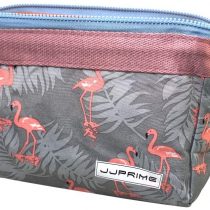 JJ PRIME - Small Makeup Bag for Purse | Waterproof Travel Cosmetic Organiser Bags | Portable Flamingo Toiletry Bag | Travel Pouch for Women Ladies Girls Gifts