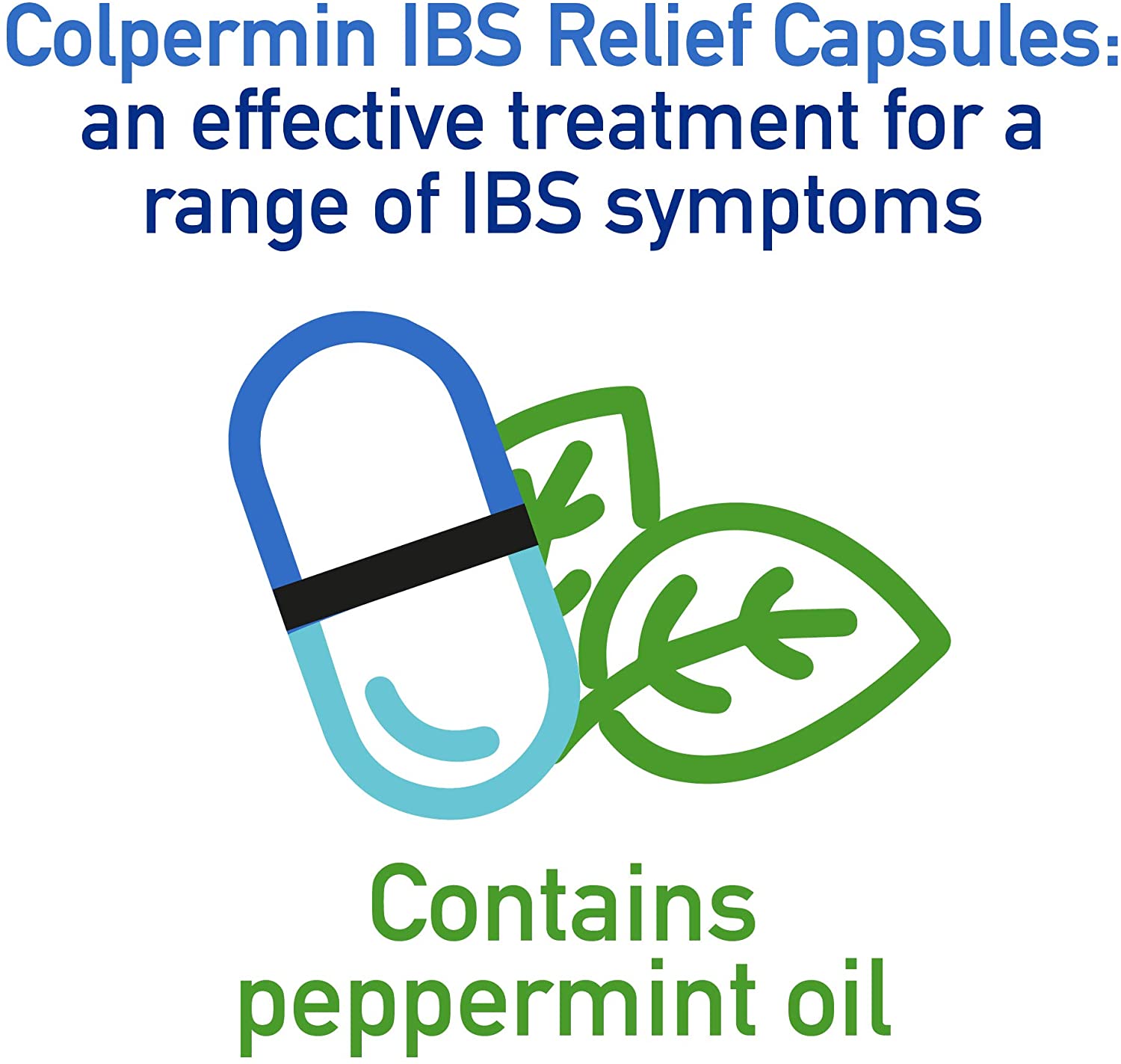 Colpermin IBS Relief - Peppermint Oil Capsules for Irritable Bowel Syndrome - Colpermin Capsules - 100 Pack - Image 2