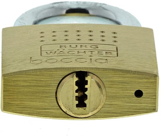 Burg Wächter Boccia 450 40 SB Padlock, 6.5 mm Shackle Thickness, Drilling and Pinch Protection, 2 Keys, 40 mm - Image 3
