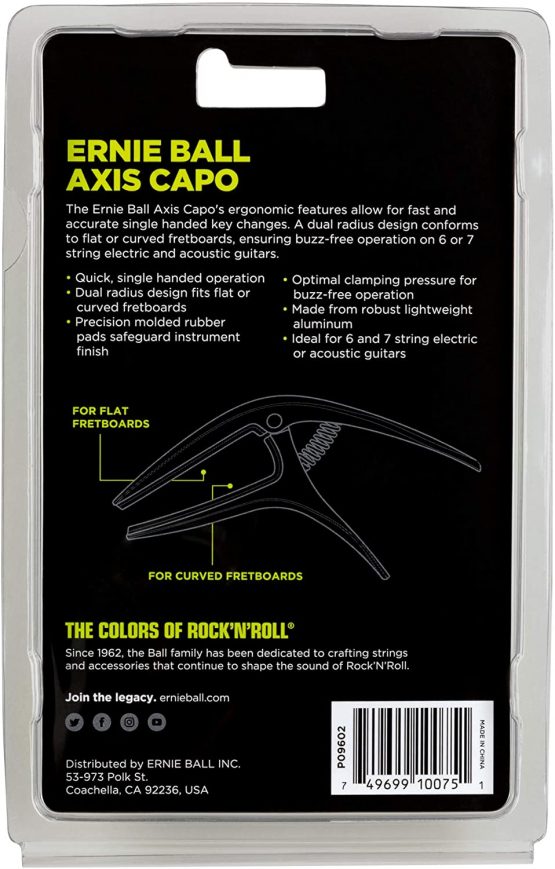 Ernie Ball Axis Dual Radius Capo Bronze - Image 3