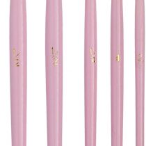 KitchenCraft Sweetly Does It Cake Decorating Brushes, Pink, Set of 5