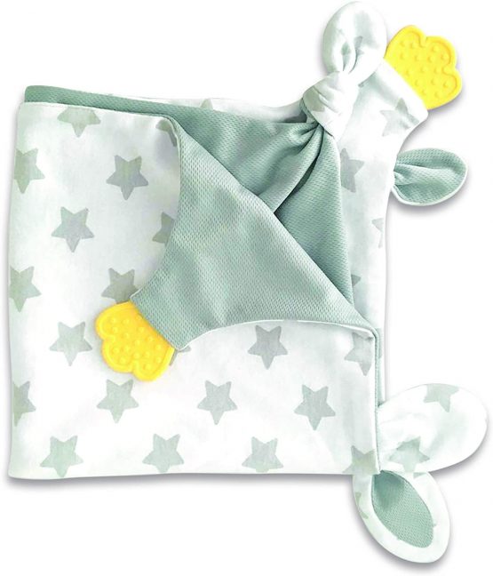 Little Chick London Comfort Blankie with teether