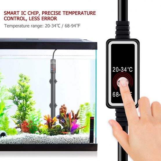 POPETPOP 400W Aquarium Heater - Submersible Titanium Fish Tank Heaters with Intelligent LED Temperature Display - Image 4