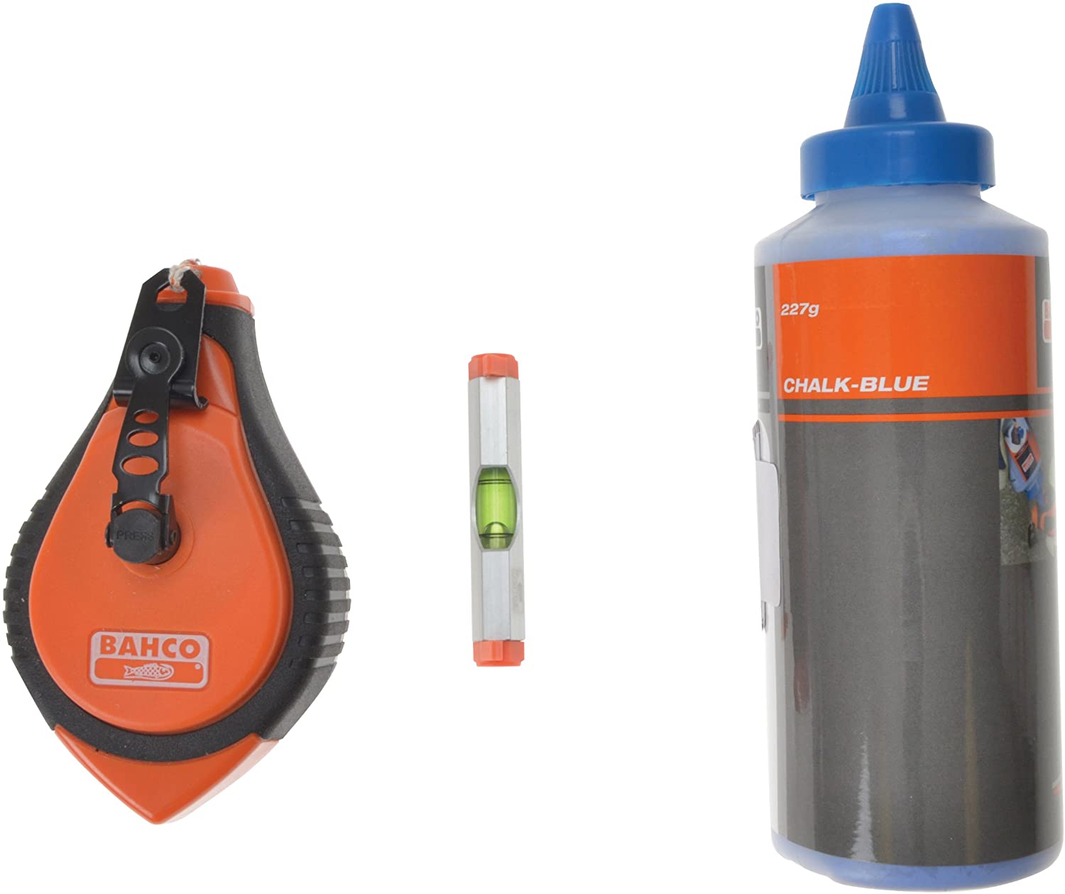 Bahco CLSET Blue Chalk/ Chalk Line/ Line Level Set BigaMart