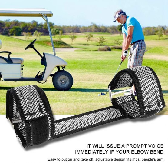 VGEBY1 Golf Straight Arm Trainer, Straight Arm Golf Training Aid Golf Elbow Corrector Golf Swing Training Aids Adjustable Strap Posture Corrector Keeps Left Arm Straight - Image 4