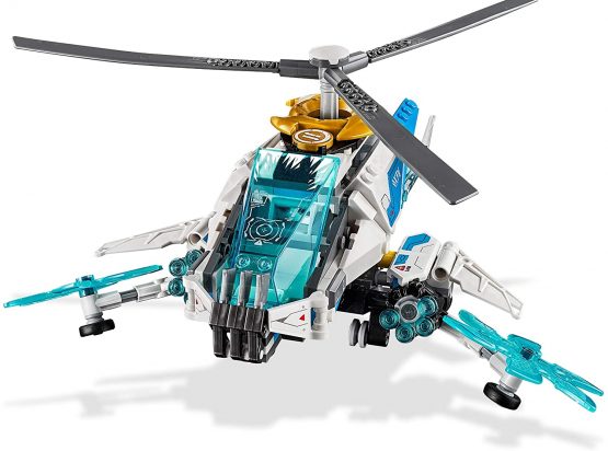 LEGO 70673 NINJAGO ShuriCopter Ninja Helicopter Toy with 3 Minifigures, Masters of Spinjitzu Playset - Image 2