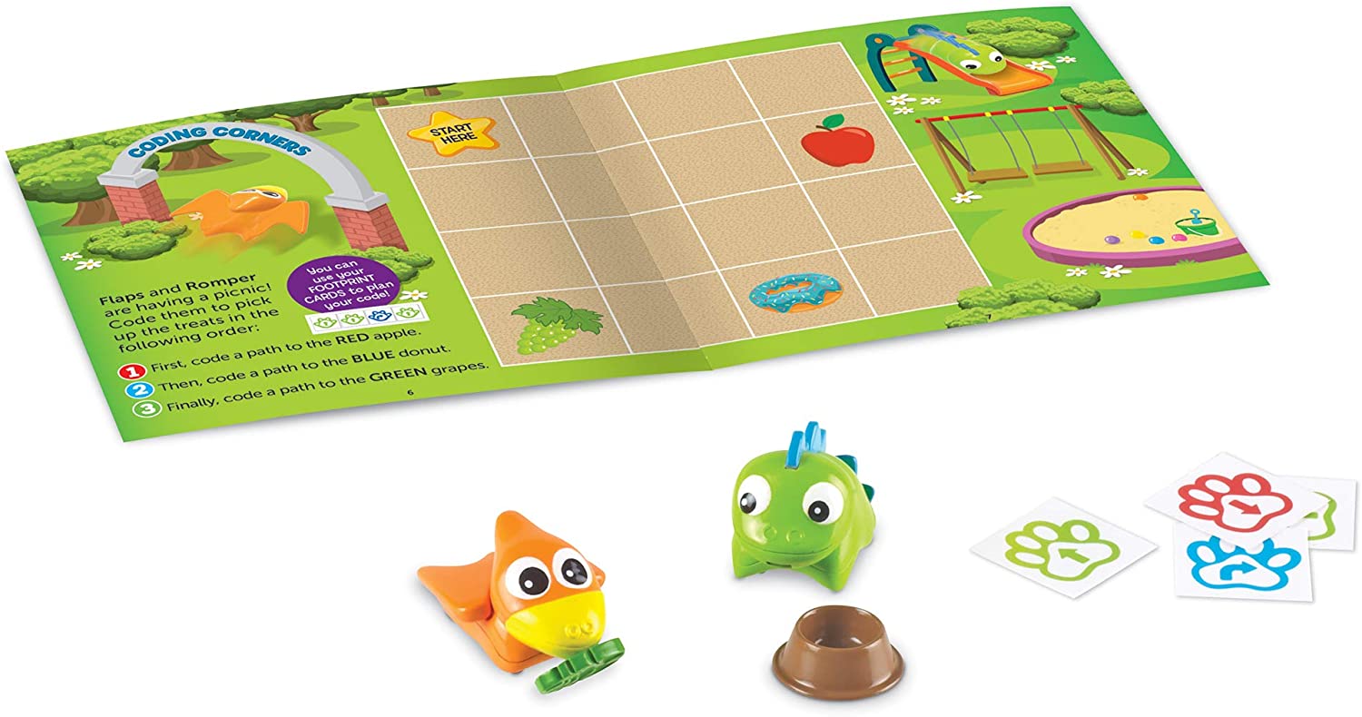 Learning Resources Coding Critters Pair-A-Pets Adventures with Romper & Flaps, Multicolor - Image 2