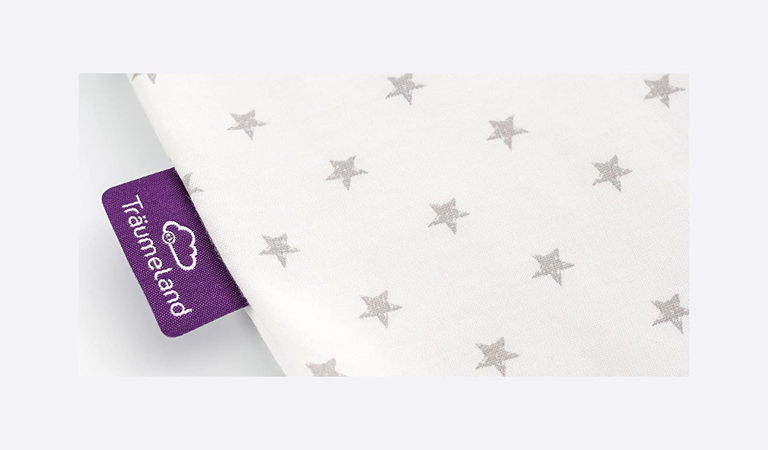 Träumeland Liebmich Stars Design Grey Size 110 cm Summer Sleeping Bag - Image 4