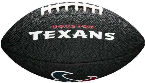 Wilson Sporting Goods NFL Houston Texans Team Logo Football, Black, Mini Size