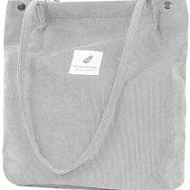 Corduroy Tote Bag,ZhengYue Women's Canvas Shoulder Handbags Schoolbag Big Capacity Shopping Bag,Printed Travel Cross Body Bag College Bookbag for Girls Ladies