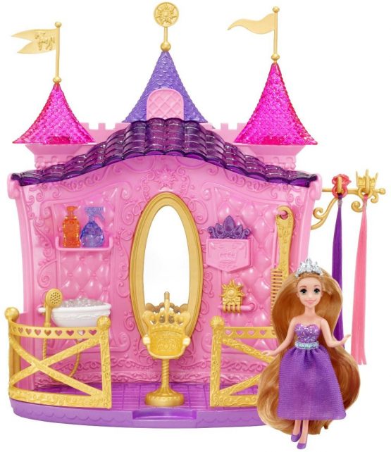 Mattel BDJ57 Disney Pr. Shimmer Style Salon Dressing Doll Accessories