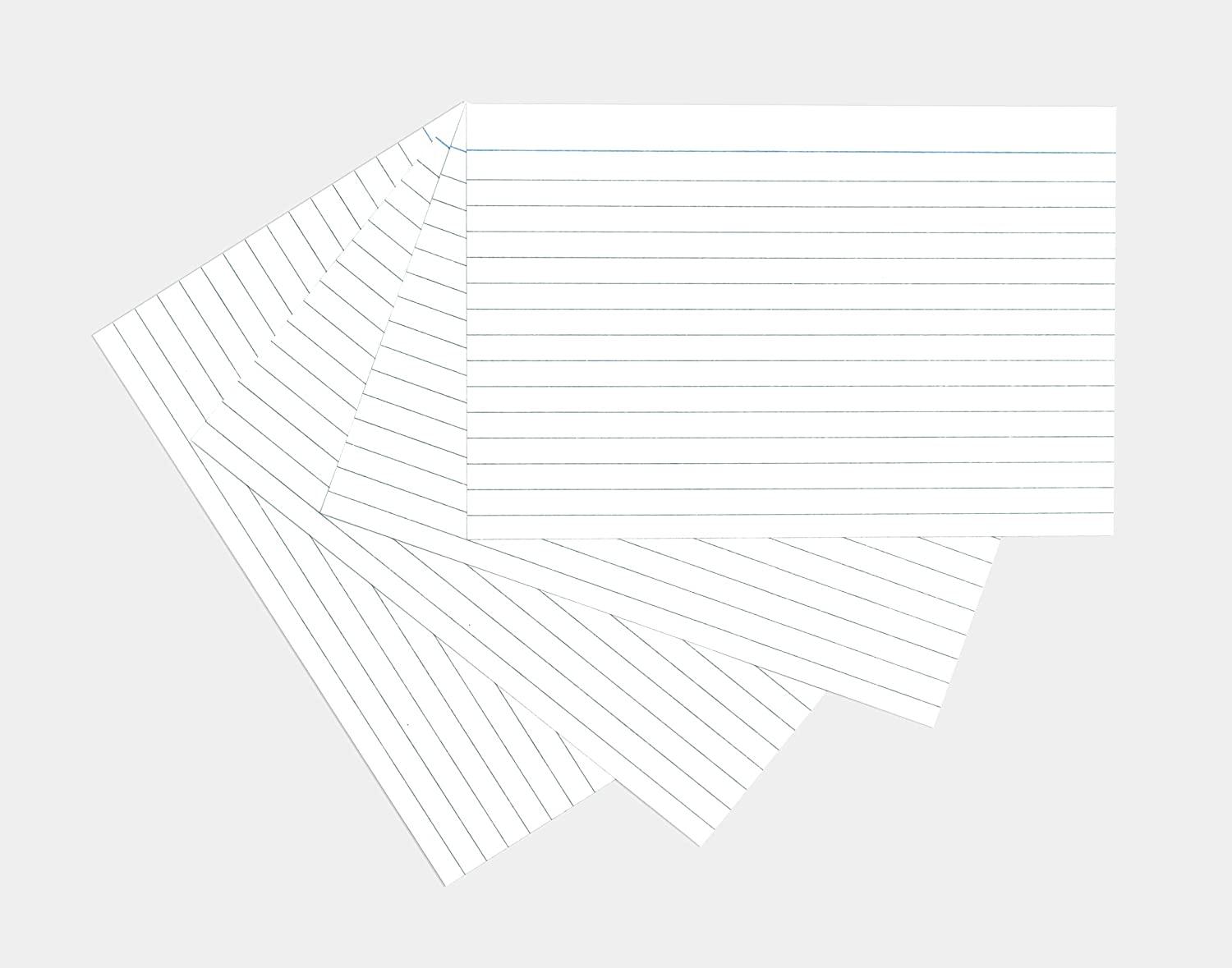 Silvine A6 White Record Cards - Lined with Headline, 100 Cards Per Pack (Size 6x4), White (Lined) - Image 3