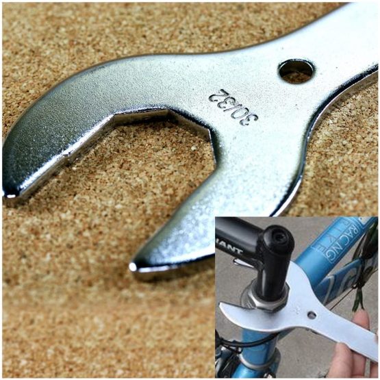 Bicycle Bike Scooter Headset Wrench 30 32 36 40mm Repair Spanner Tool - Image 3