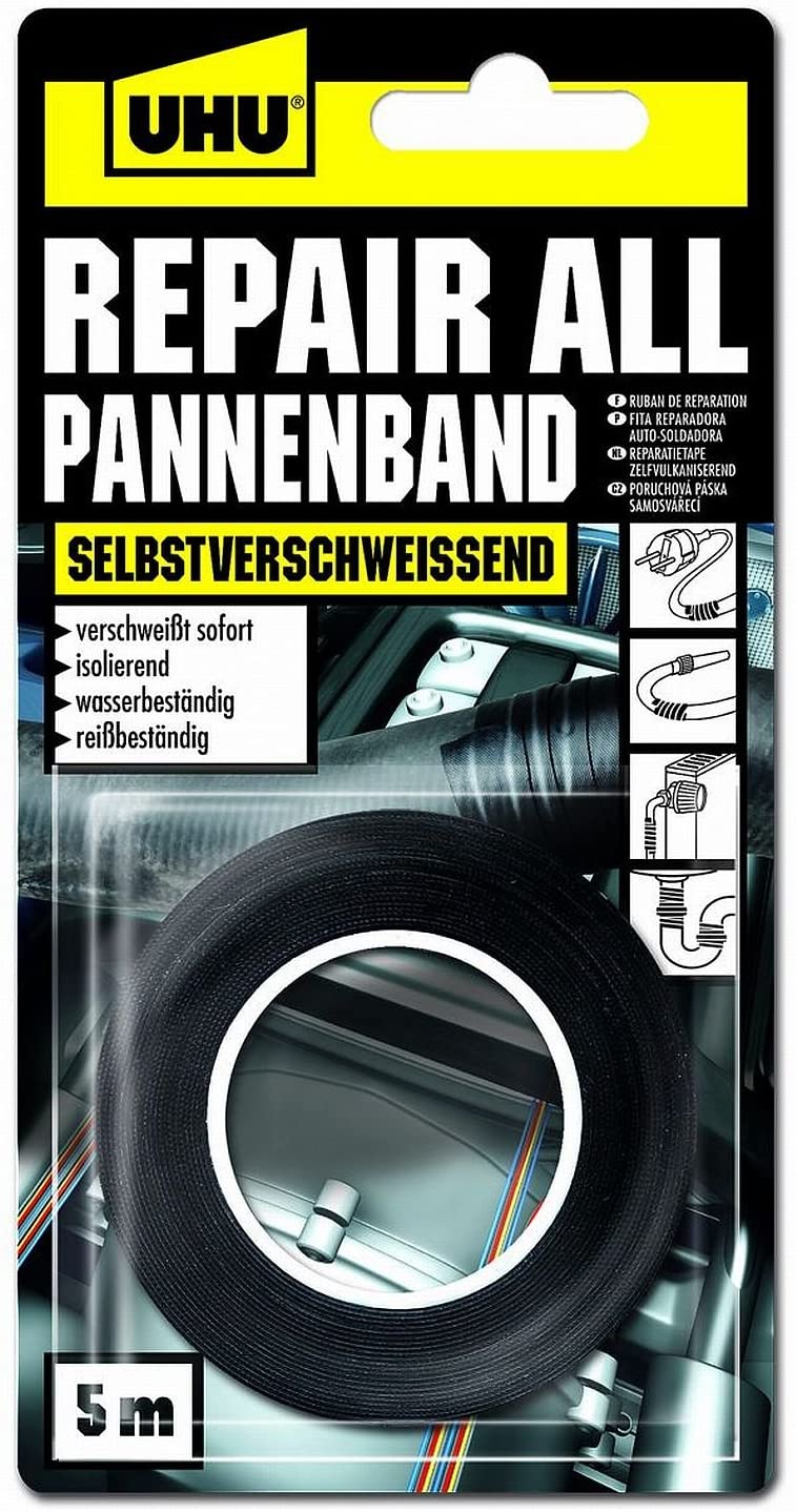 UHU Repair All 46805 Repair Tape 5 m x 19 mm, Black