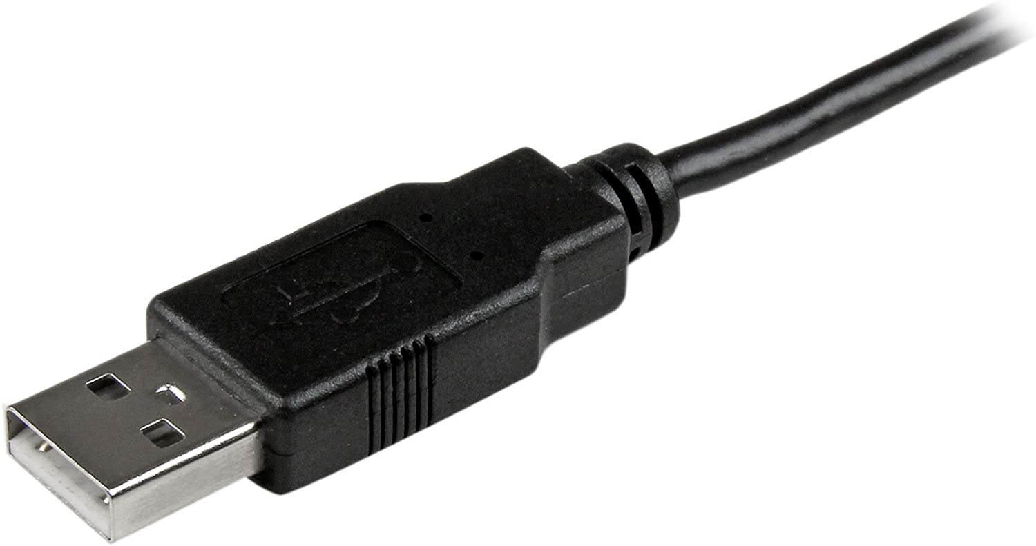 StarTech.com USBAUB2MBK 2 m Mobile Charge Sync USB to Slim Micro USB Cable, Smartphones and Tablets, A to Micro B M/M - Image 2