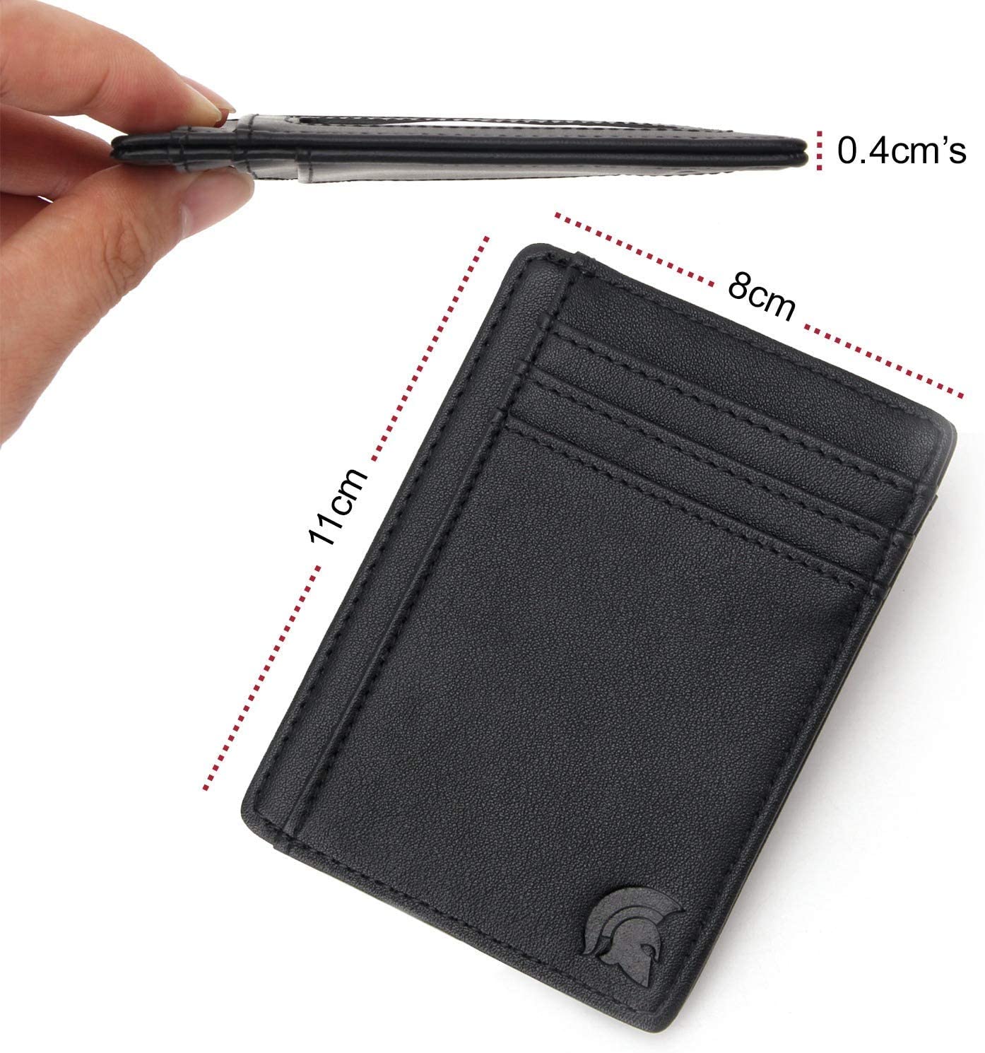 POWR Mens Wallet, Slim RFID Blocking Minimalist Credit Card Holder ...