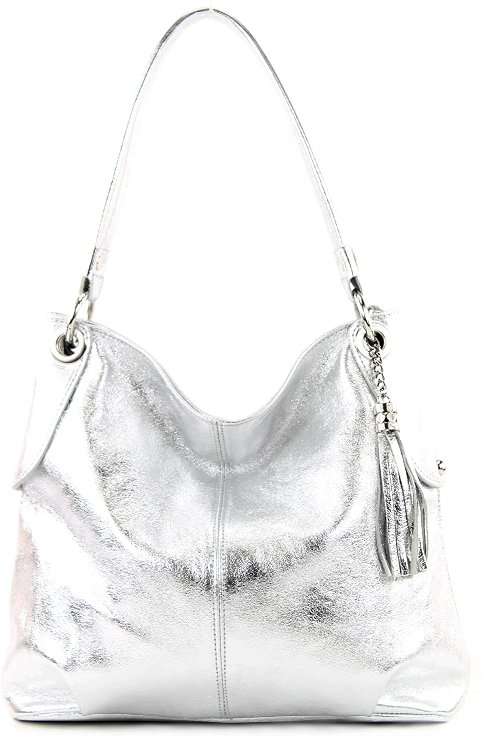 modamoda de - T185 - ital. Ladies leather shoulder bag - Image 2