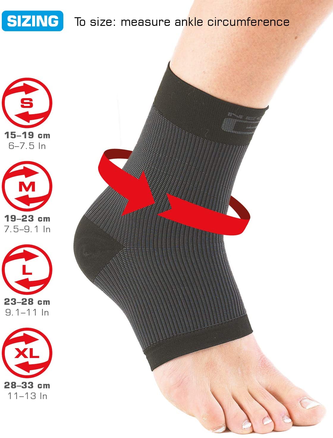 Neo-G Ankle Support Running, Sports, Daily Wear, Ankle Brace, Achilles Tendonitis Support - Image 3