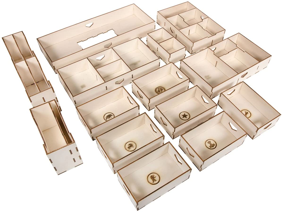 The Broken Token Scythe Legendary Organizer, Natural Wood