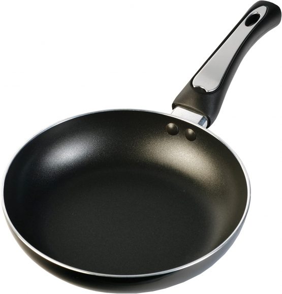 Vango Non Stick Frying Pan with Handle - Black, 20 cm