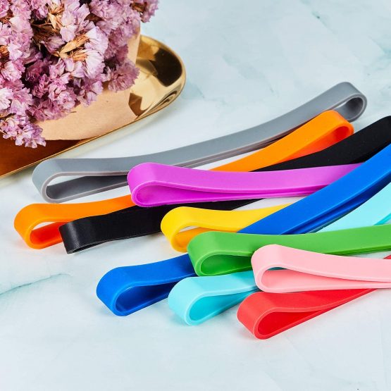 7 Inch Silicone Large Rubber Bands Planner Elastic Bands Elastic Thick Rubber Wrapping Bands for Books, Crab Traps, Art, Cooking, Wrapping, Exercise, Bag Wraps, Heat, Cold, UV (10 Pieces) - Image 4