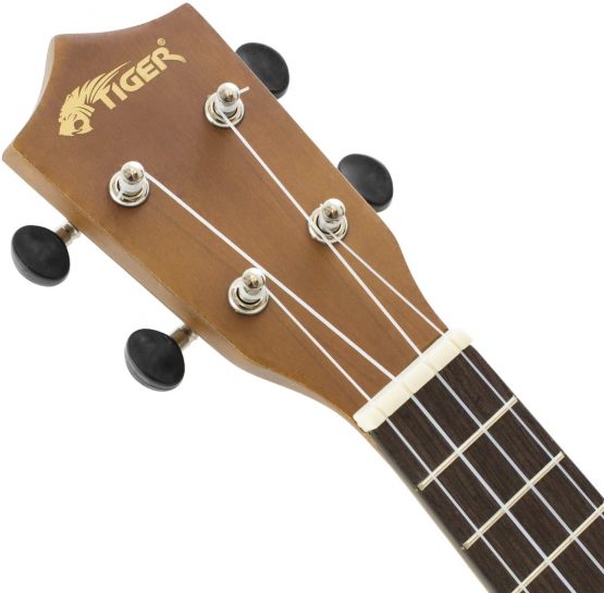 TIGER UKE12-NT-PD | Soprano Ukulele | with Padded Gig Bag | Starter Pack for Schools, Adults and Children | Natural - Image 3