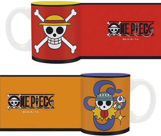 ABYstyle - ONE PIECE - Set 2 mini-mugs - 110 ml - Luffy & Nami emblems - Image 2