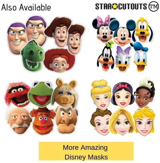 STAR CUTOUTS SMP405 Official Anna Olaf Elsa Six Pack Masks Perfect for Fans, Party Bags and Frozen Decorations, Multicolour - Image 4