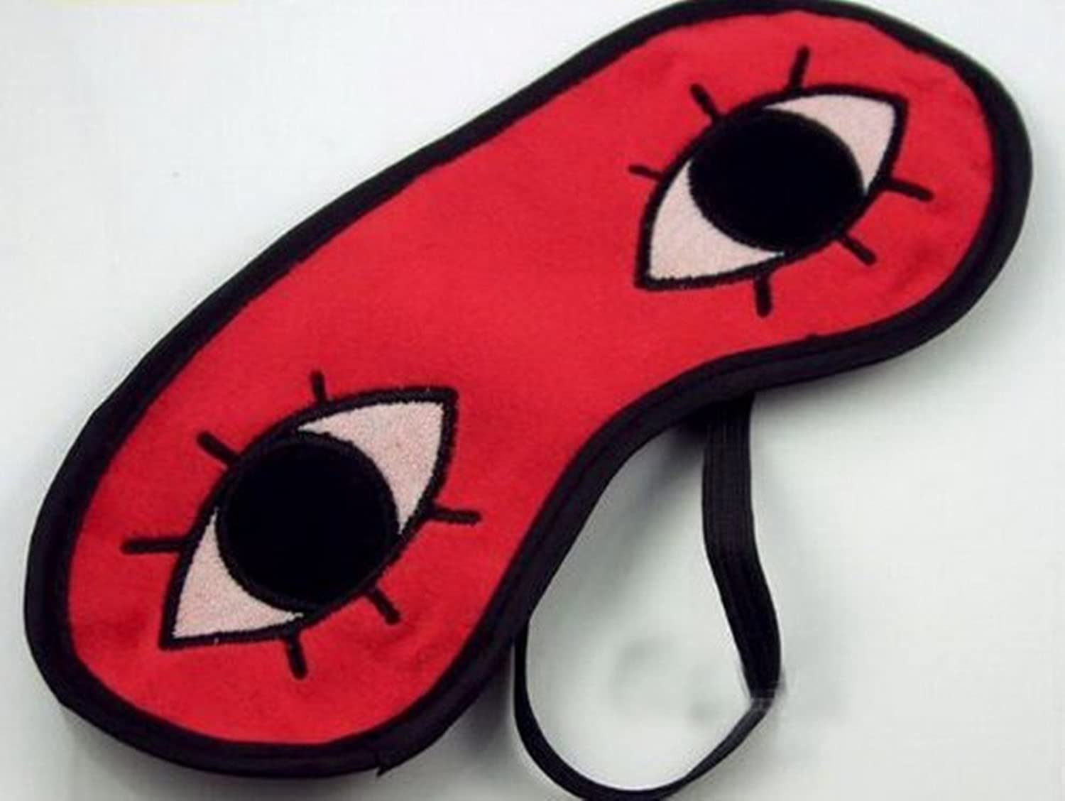 JIAHAO Gintama Okita Sougo Sleep Mask Eyeshade Eye Mask Japanese Anime Cosplay, Red and Black - Image 4
