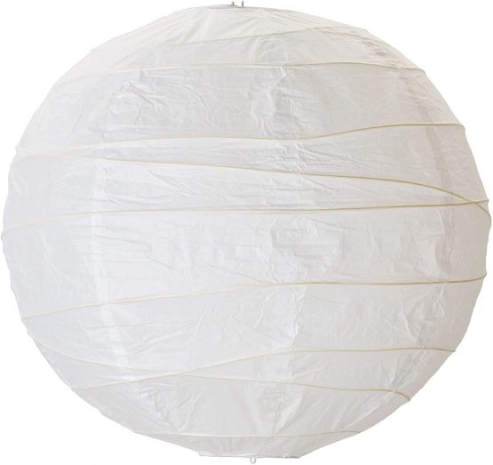 IKEA REGOLIT White Rice Paper Ball Lamp Shade 45cm - Set of 4 - Image 2