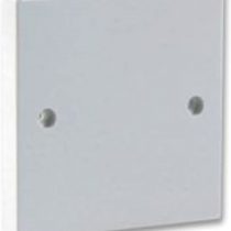 rhinocables Electrical Blanking Dummy Plate 1 Gang - White Gloss Plastic Finish (Single)
