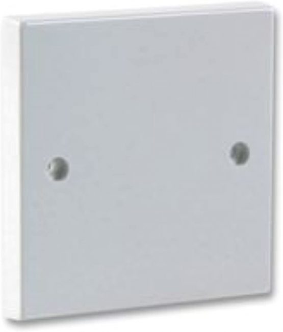 rhinocables Electrical Blanking Dummy Plate 1 Gang - White Gloss Plastic Finish (Single)