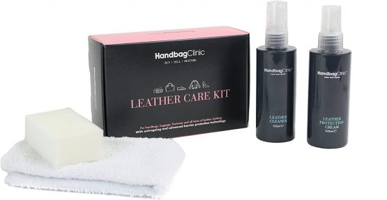 Handbag Care Kit for Leather - Cleaner & Protector for use on Hangbags, Luggage, Shoes, Boots and Leather Clothing
