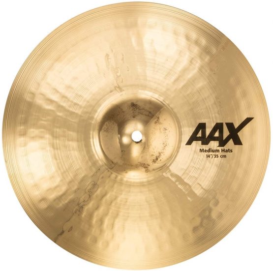 SABIAN 21402XCB - 14" AAX Medium Hats, Brilliant Finish