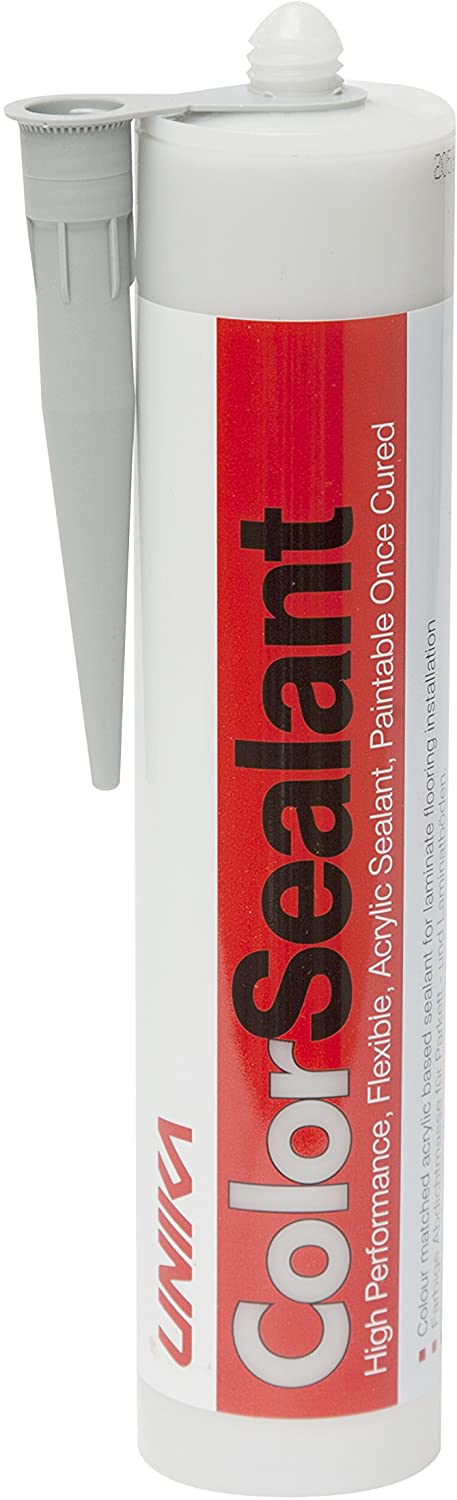 Unika ColorSealant CS4218-AZ Acrylic Gap Filler and Sealant, Grey, 0.57 kg