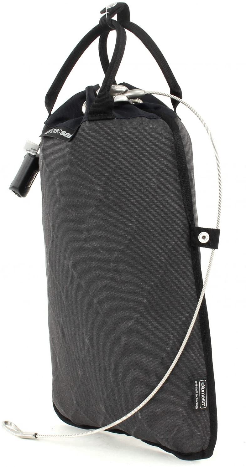 Pacsafe Travelsafe 5L Anti-Theft Portable Safe with TSA Lock, 5 Litres Bag, Charcoal - Image 2