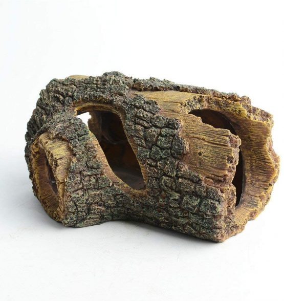 hygger Fish Tank Ornament, Aquarium Resin Cave Ornaments Fish Tank Decorations Tree Log For Hiding - Image 2