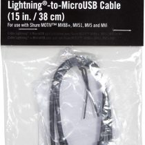 Shure AMV-LTG15 15 cable Lightning para MOTIV