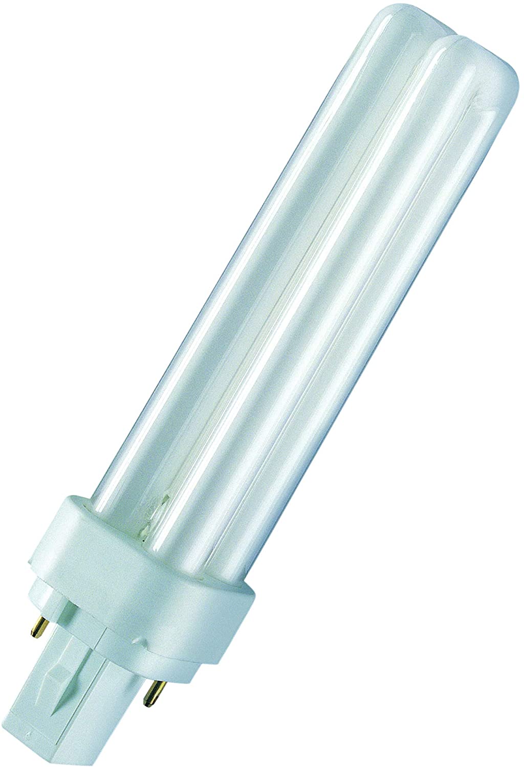 Osram G24d 10 Watt Compact Fluorescent Light Dulux Lamp, White - Image 2