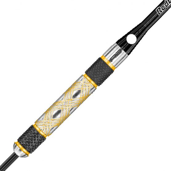 RED DRAGON Golden Eyes 22g, 24g, 26g, 28g, 30g or 32g Tungsten Darts Set with Flights and Stems - Image 3