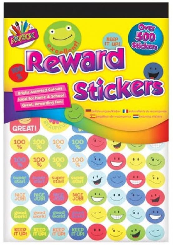 500 Children's Reward Stickers Smiley Faces Stickers School Teacher Stickers New